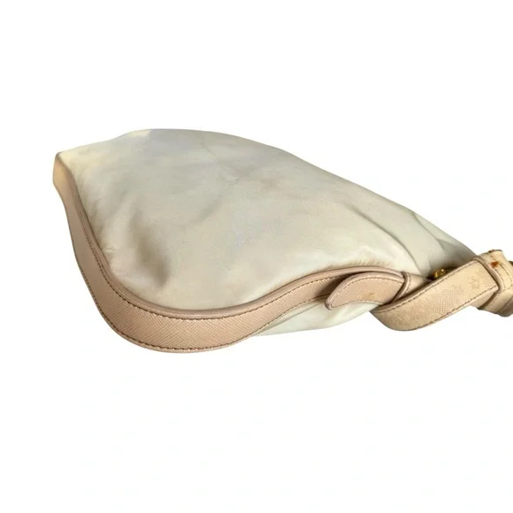 PRADA Tessuto Nylon Crossbody Beige Shoulder Bag - Picture 11 of 16
